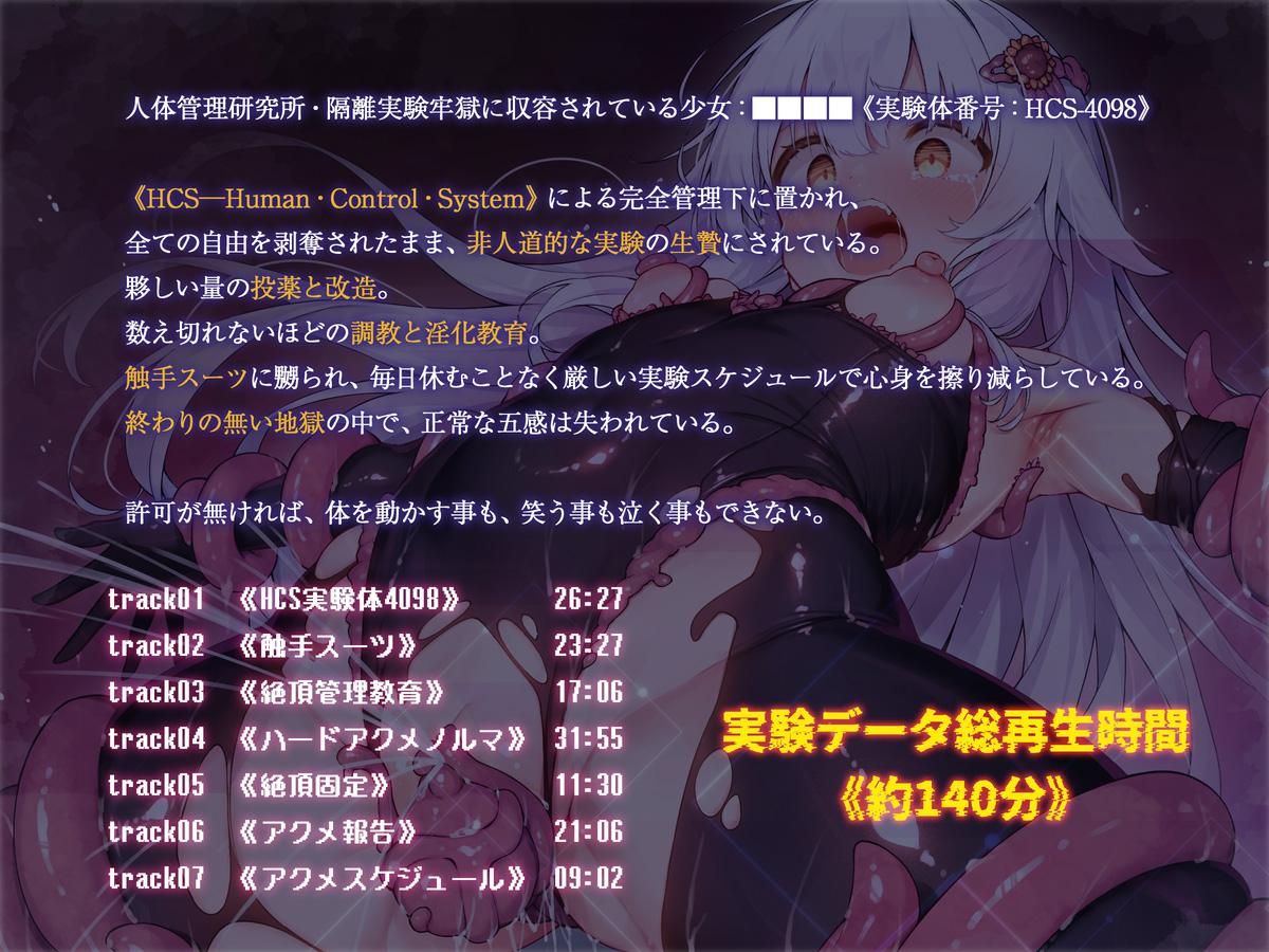 絶対服従プログラムⅣ 実験体4098 ~淫獄アクメ管理調教~